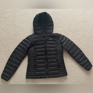 Patagonia Women's Black Hooded Puffer Jacket